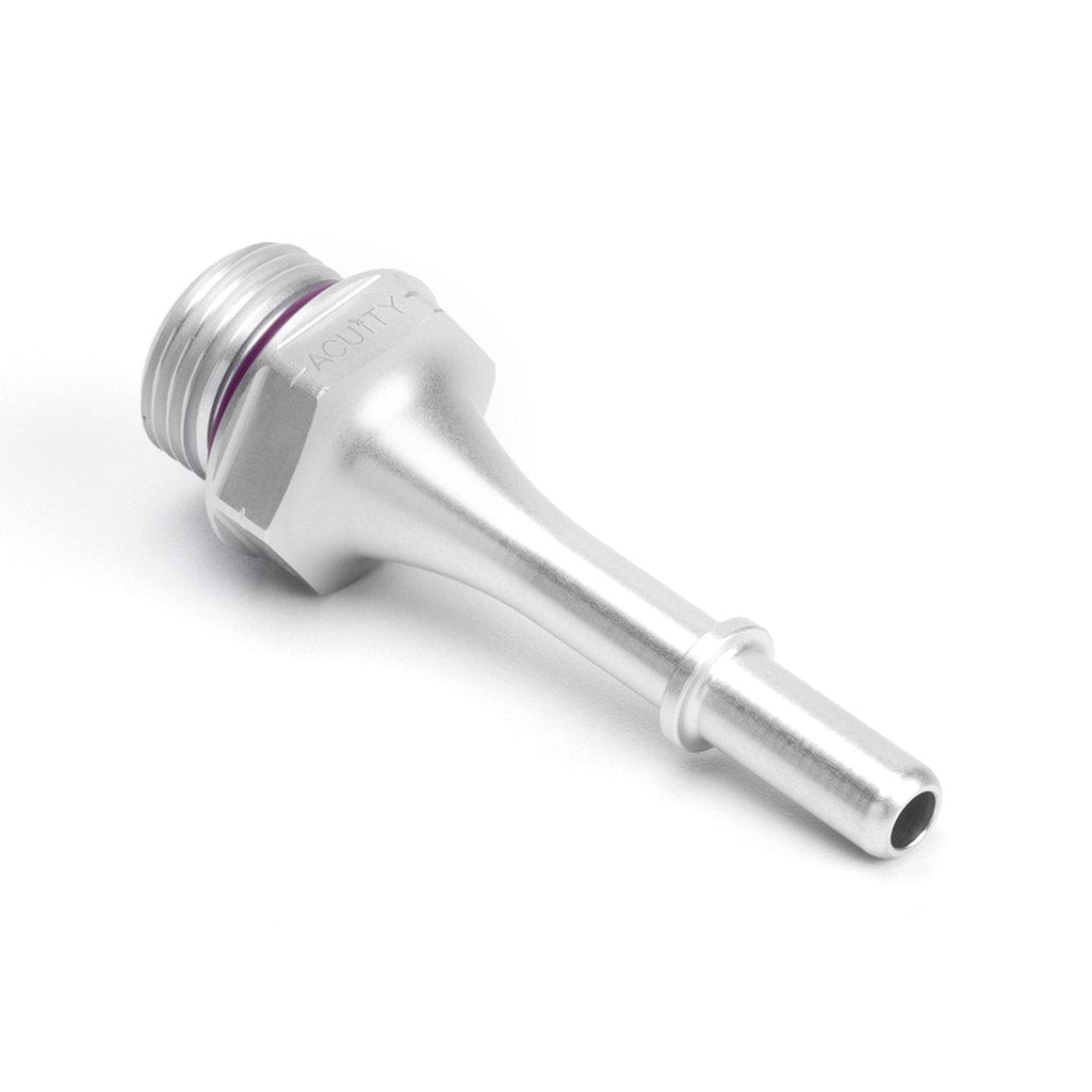 5/16" Quick-Connect to -8 O-Ring Boss (ORB) Adapter, 62mm flange to tip - Two Step Performance