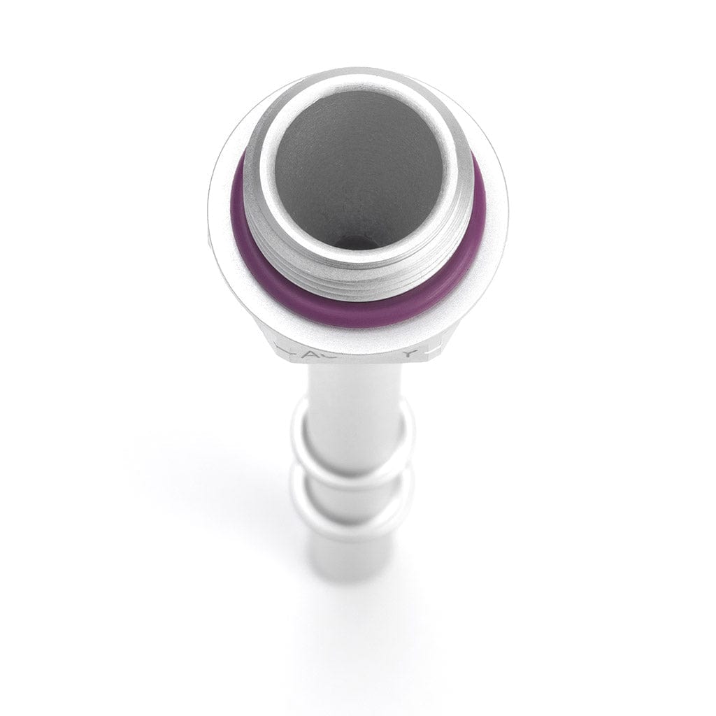 5/16" Quick-Connect to -8 O-Ring Boss (ORB) Adapter, 100mm flange to tip - Two Step Performance