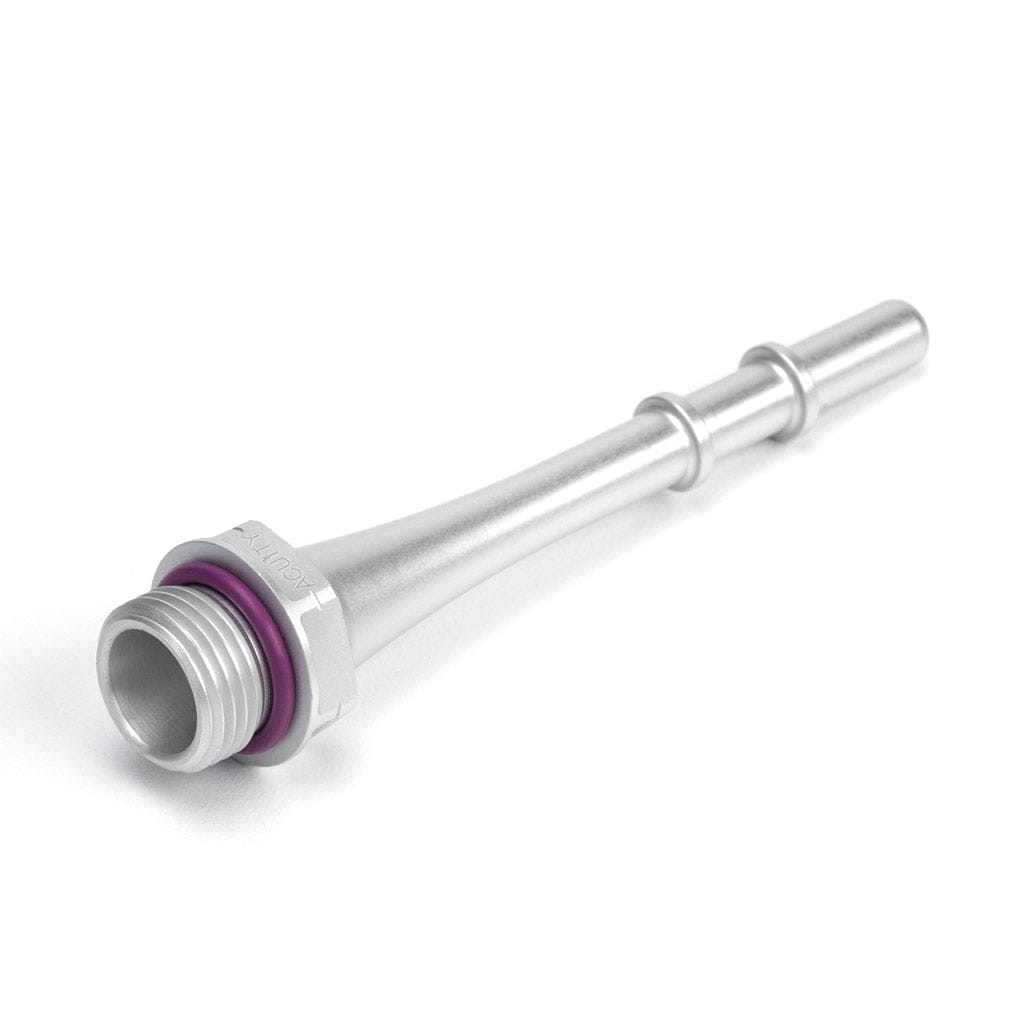5/16" Quick-Connect to -8 O-Ring Boss (ORB) Adapter, 100mm flange to tip - Two Step Performance