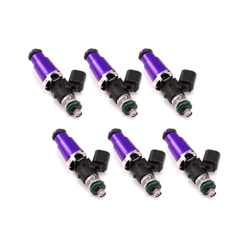 Injector Dynamics 2600-XDS Injectors - 60mm Length - 14mm Top - 14mm Lower O-Ring (Set of 6) - Two Step Performance
