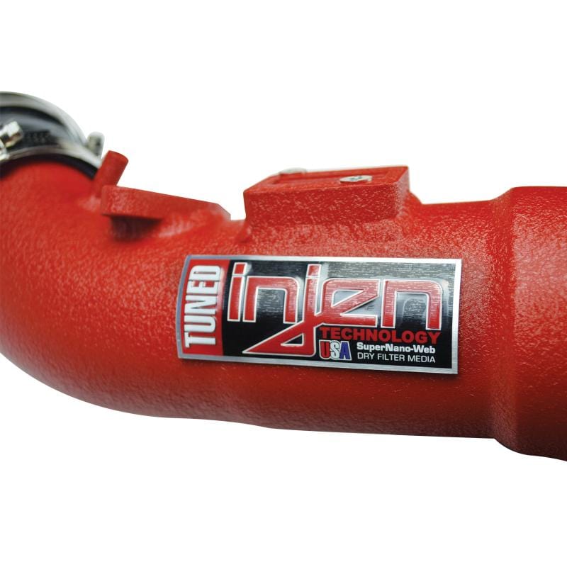 Injen 17-19 Honda Civic Type R 2.0T Wrinkle Red Short Ram Air Intake - Two Step Performance