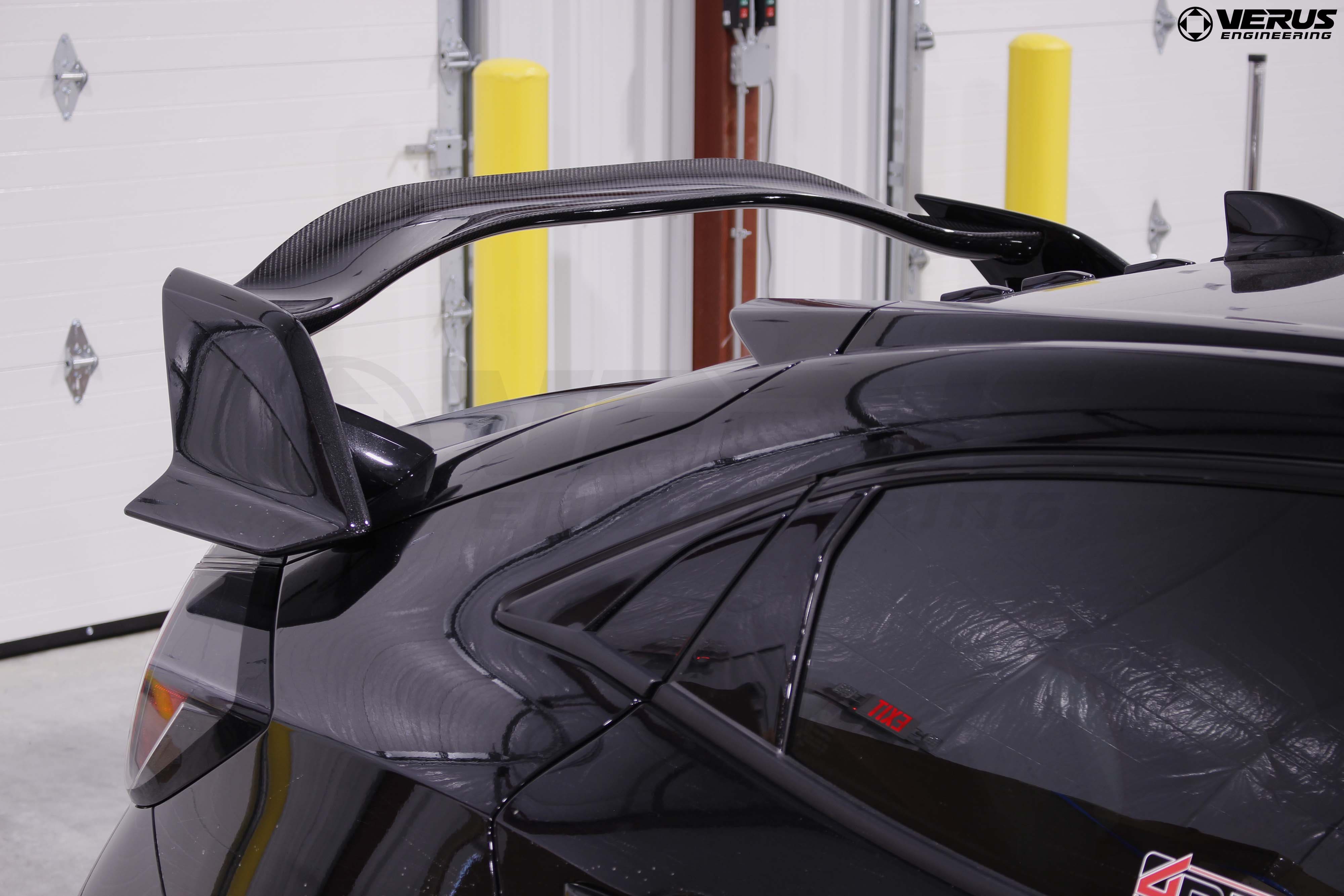 P10 Rear Wing for 2017+ Honda Civic Type R FK8 - Two Step Performance