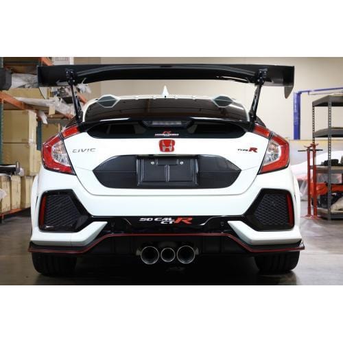 Carbon Fiber License Plate Backing for 2017+ Honda Civic Type R FK8 - Two Step Performance