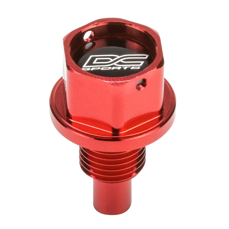 DC Sports Red Magnetic Drain Plug (Honda Mitsubishi Mazda)