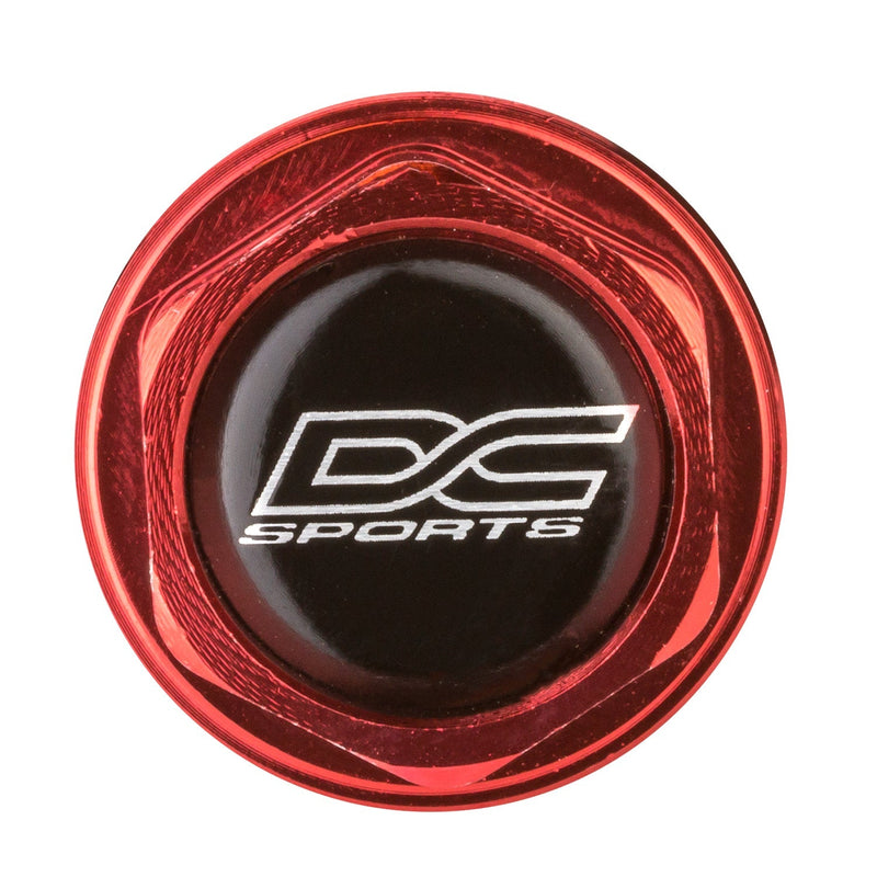 DC Sports Red Magnetic Drain Plug (Honda Mitsubishi Mazda)