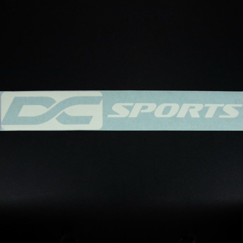 DC Sports White Die Cut Sticker