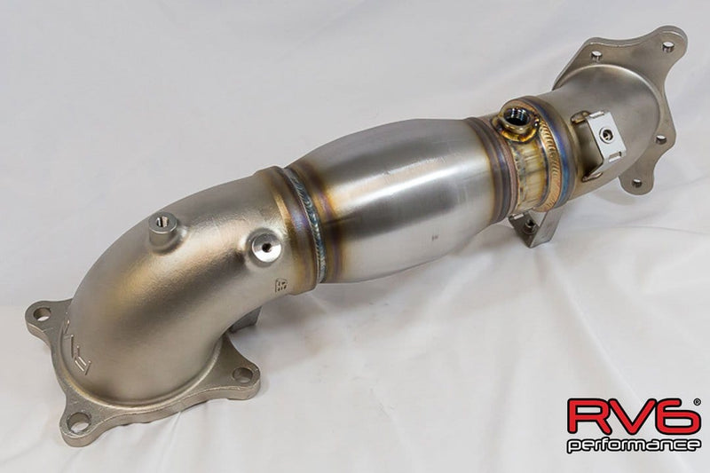 High Temp Catted Downpipe for 17+ Civic Type R 2.0T FK8 - Two Step Performance