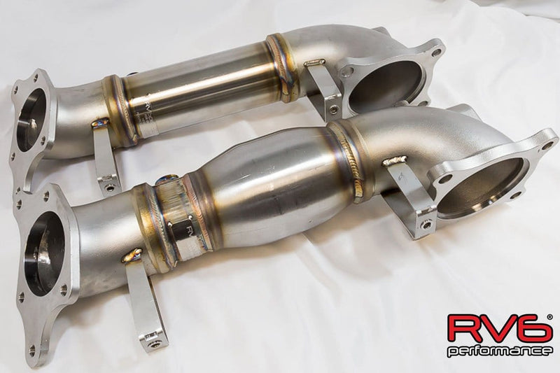 High Temp Catted Downpipe for 17+ Civic Type R 2.0T FK8 - Two Step Performance
