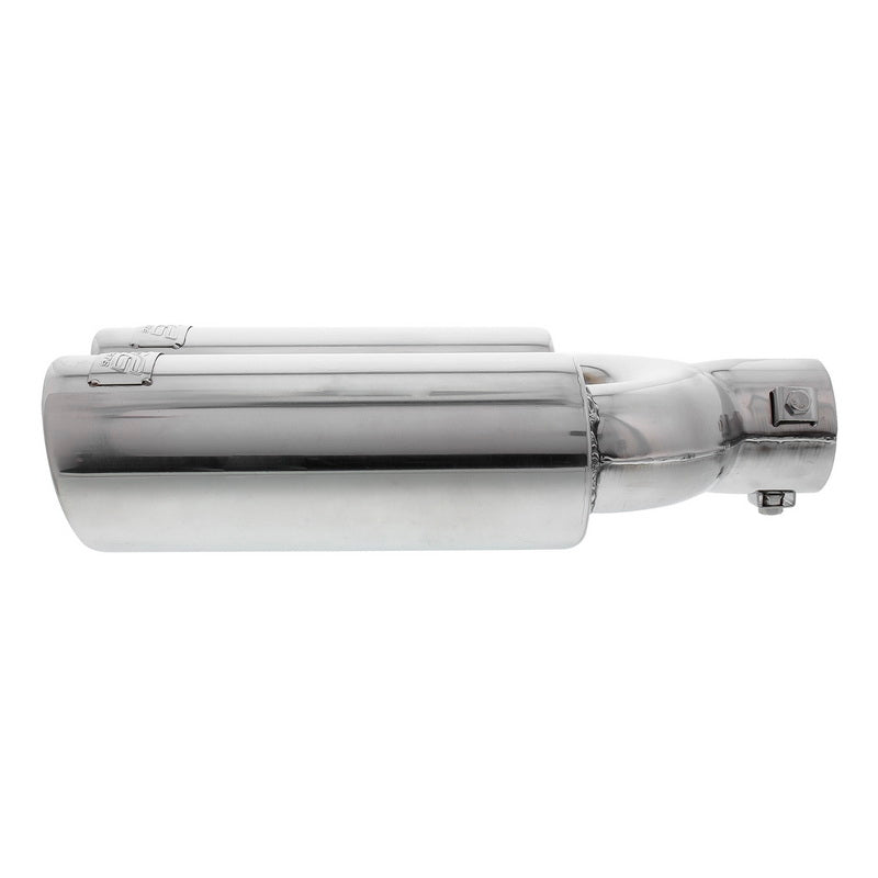 DC Sport Polished Stainless Universal Bolt On Exhaust Tip 2.375" 5 Inlet 3.75" Outlet