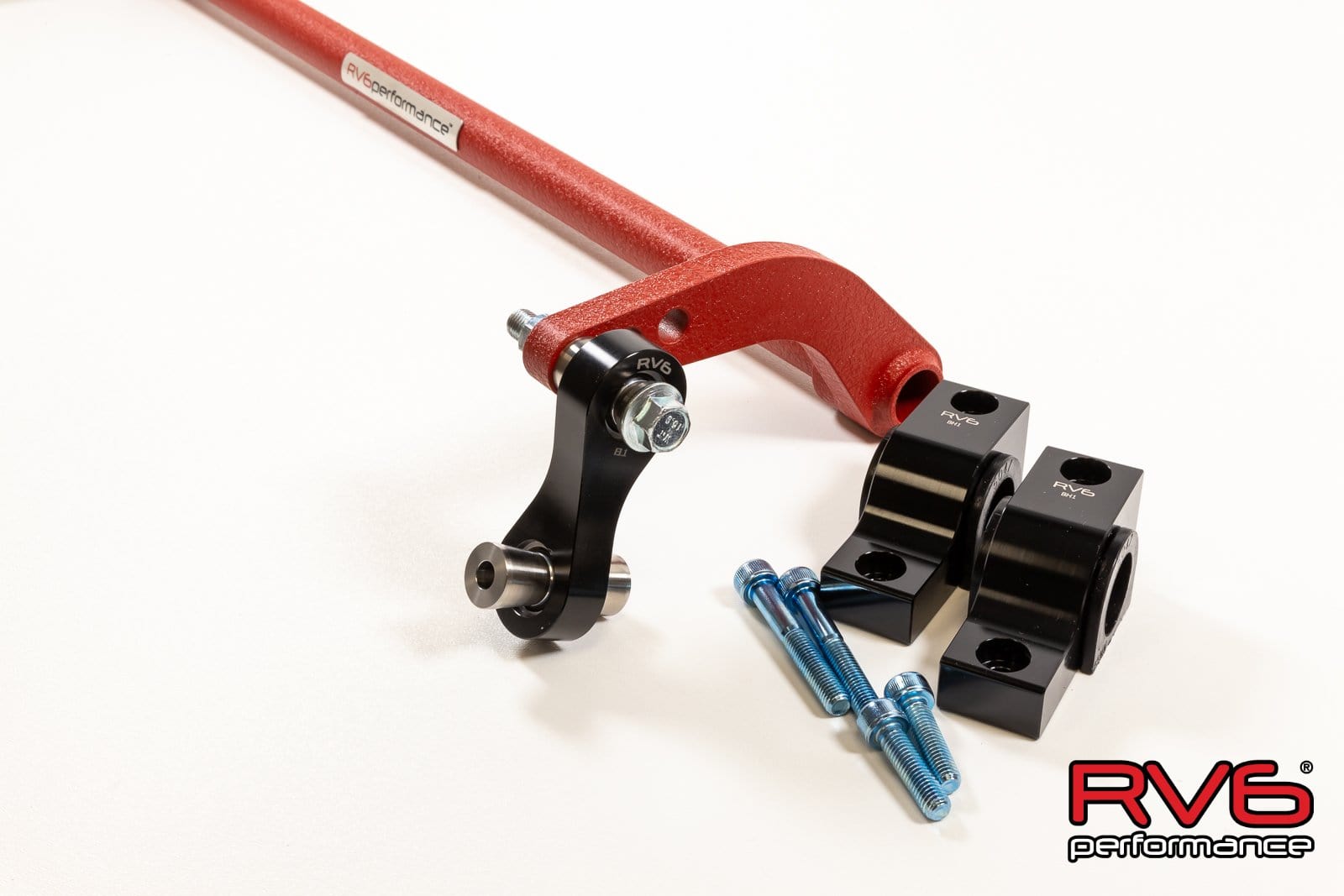 RV6 Performance 2016+ Civic Adjustable Chromoly Rear Sway Bar (25.4mm)