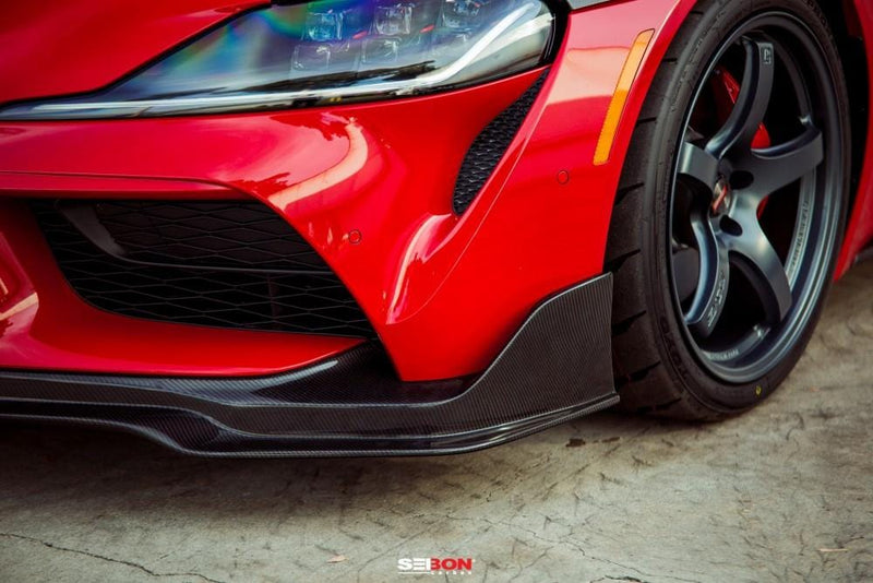 MB-Style Carbon Fiber Front Lip for 2020+ Toyota Supra - Two Step Performance