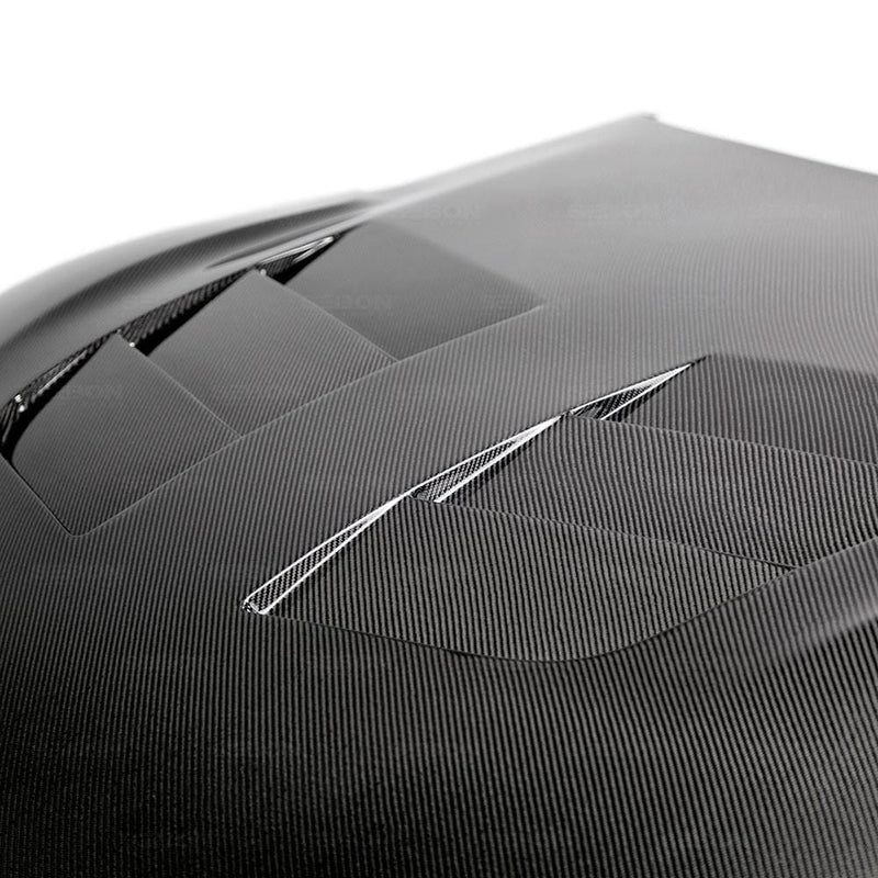 TSII-Style Carbon Fiber Hood for 2020+ Toyota Supra - Two Step Performance
