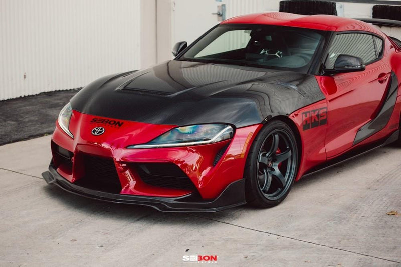 VS-Style Carbon Fiber Hood for 2020+ Toyota Supra - Two Step Performance