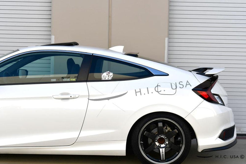 Rear Visor for 2016+ Honda Civic Coupe - Two Step Performance
