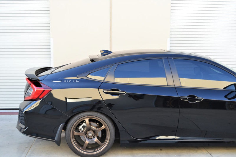 Rear Visor for 2016+ Honda Civic Sedan - Two Step Performance