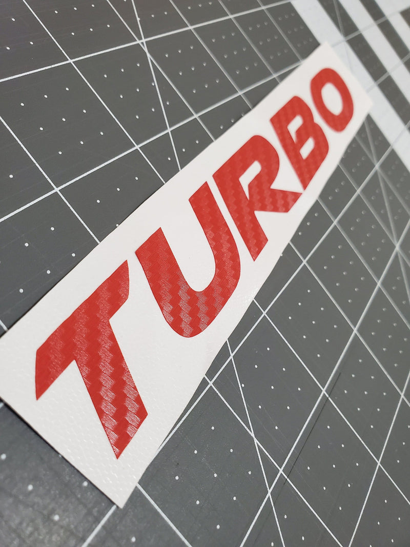 Turbo Decal - Two Step Performance