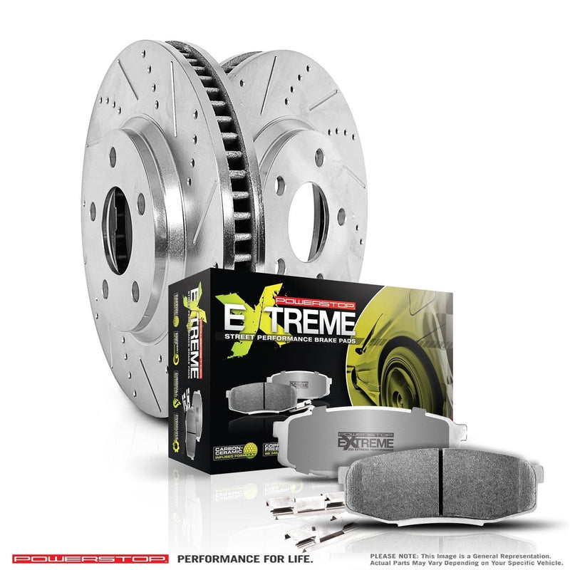 Z26 Street Warrior Front Brake Kit for 2016+ Honda Civic Non-Si - Two Step Performance