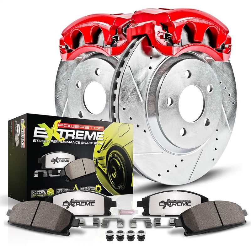 Z26 Street Warrior Front Brake Upgrade for 2016+ Honda Civic Non-Si - Two Step Performance