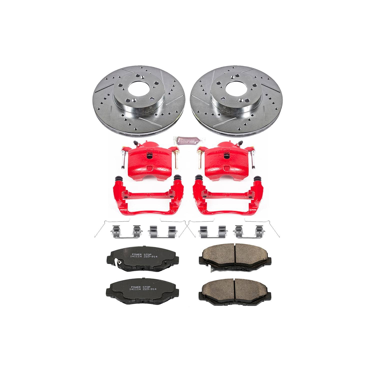 Z23 Evolution Sport Front Brake Upgrade for 2016+ Honda Civic Non-Si - Two Step Performance