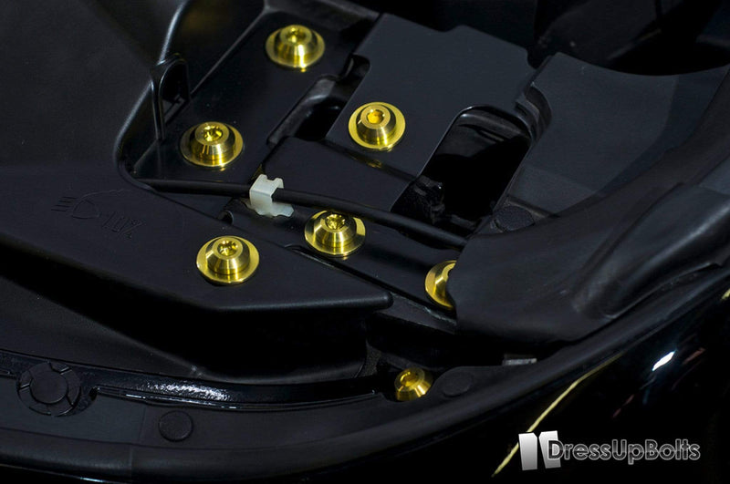 Infiniti G37 Coupe and Sedan (2008-2013) V36 Titanium Dress Up Bolts Engine Bay Kit - DressUpBolts.com