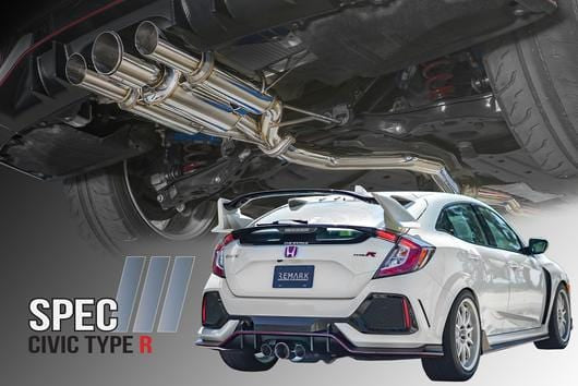 Spec III Cat-Back Exhaust for 2017+ Honda Civic Type R FK8 - Two Step Performance
