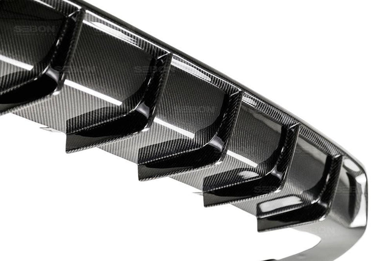 TR-Style Carbon Fiber Rear Lip For 2016+ Honda Civic Sedan - Two Step Performance