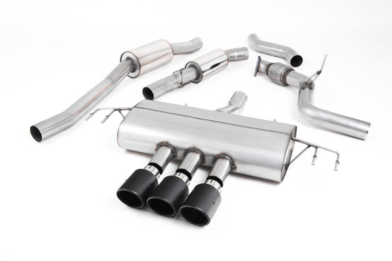 FK8 Resonated (quieter) Cat-Back Exhaust Systems with 3 X Trims