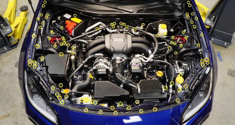 Dress Up Bolts Stage 2 Titanium Hardware Engine Bay Kit - Toyota GR86/Subaru BRZ (2022+)
