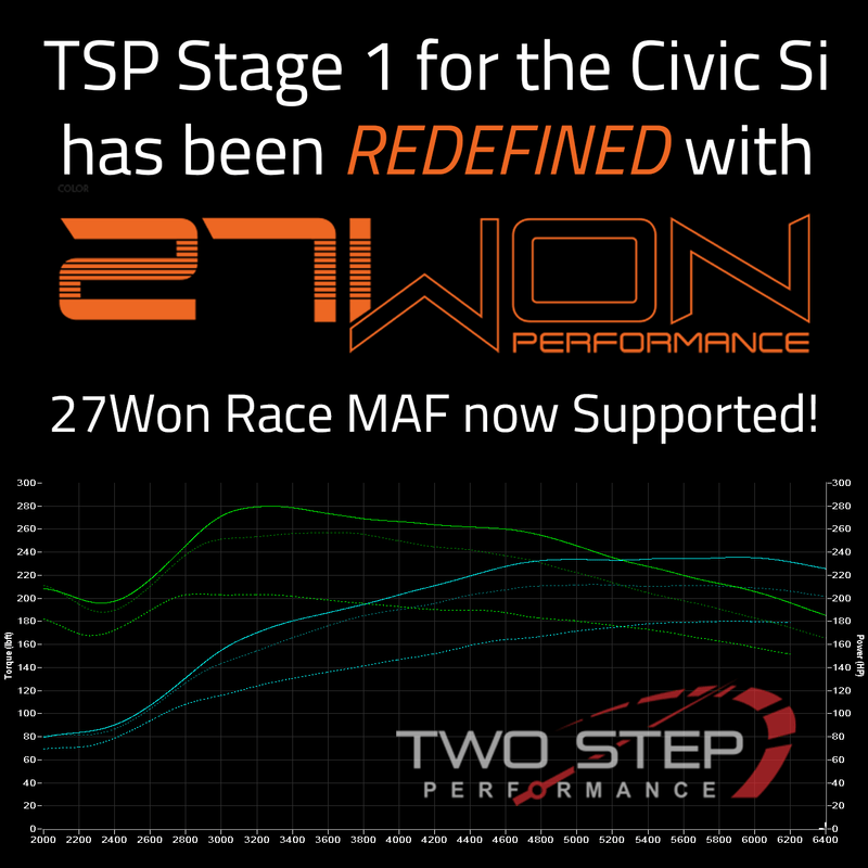 TSP Stage 1 Tune for 2017+ Honda Civic Si - Two Step Performance