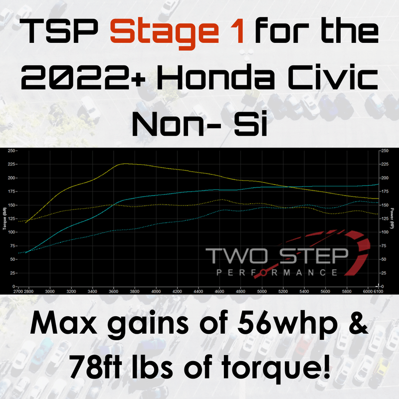 TSP Stage 1 Tune for 2022+ Honda Civic 1.5T Non-Si - Two Step Performance