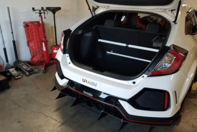 Rear Trunk Lower (2 Points) for 2017+ Honda Civic Hatchback / Type R FK7 FK8 - Two Step Performance