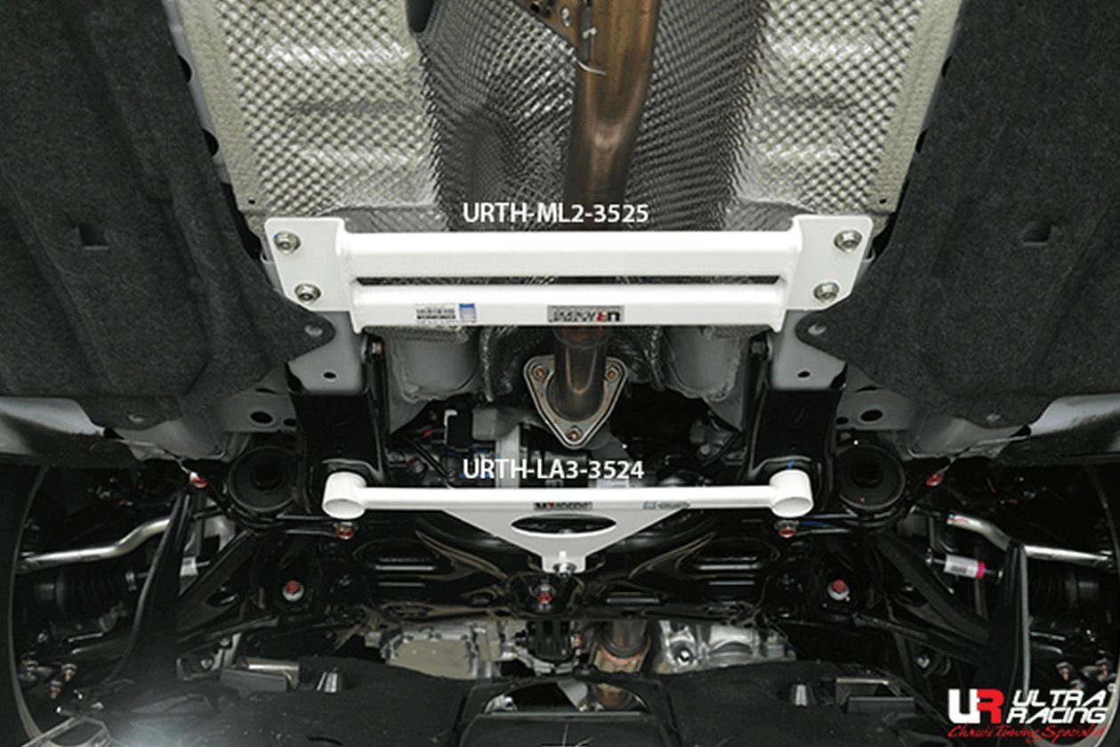 Middle Member Brace (2 Points) for 2017+ Honda Civic Hatchback FK7 - Two Step Performance