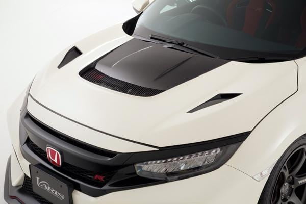 Cooling Hood (Carbon) for 2017+ Honda Civic Type R - Two Step Performance
