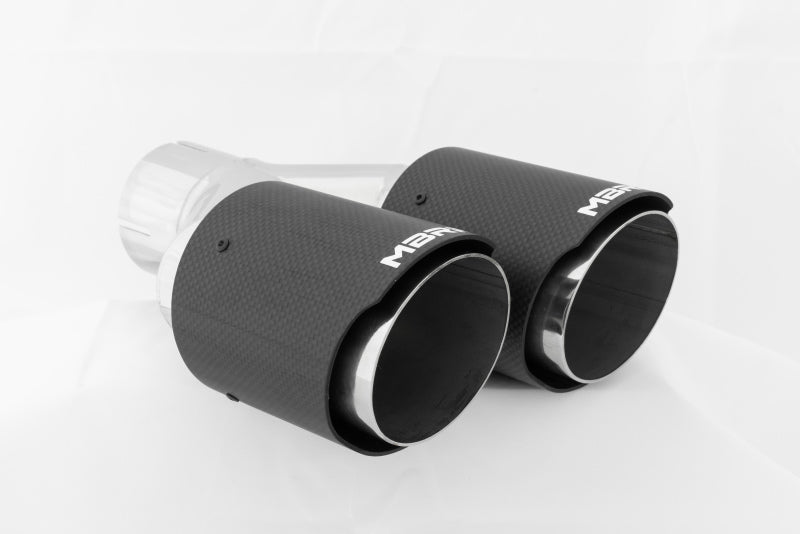MBRP Universal Carbon Fiber Dual Tip 3.5in OD/2.5in Inlet