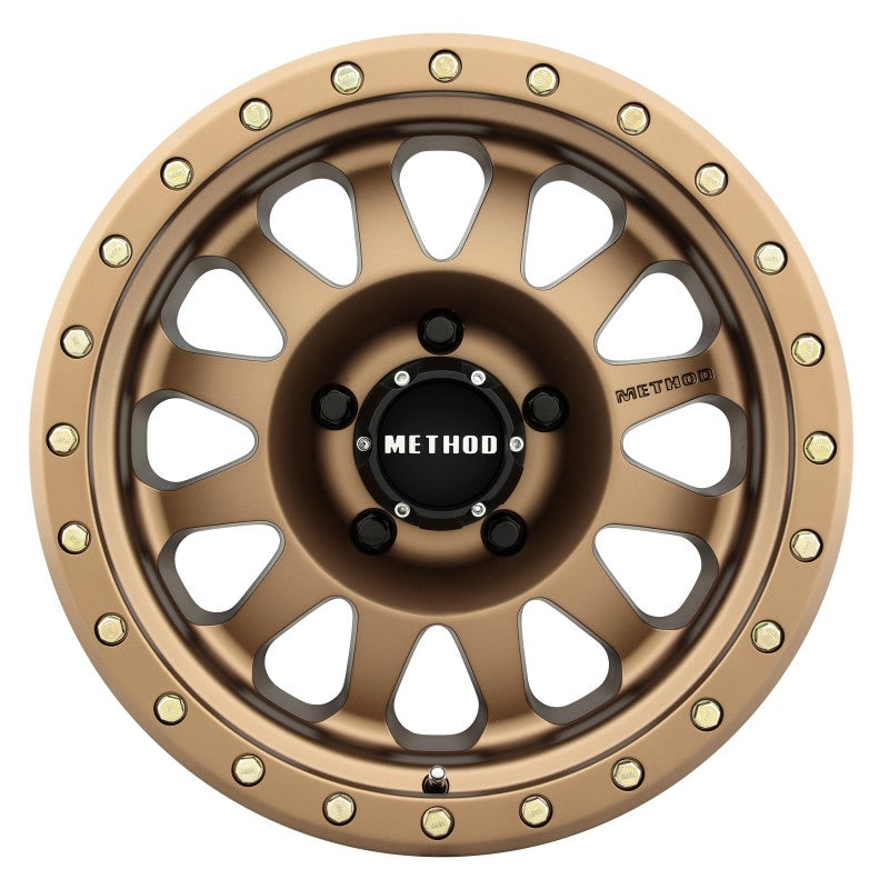 Method MR304 Double Standard 17x8.5 0mm Offset 5x5.5 108mm CB Method Bronze Wheel