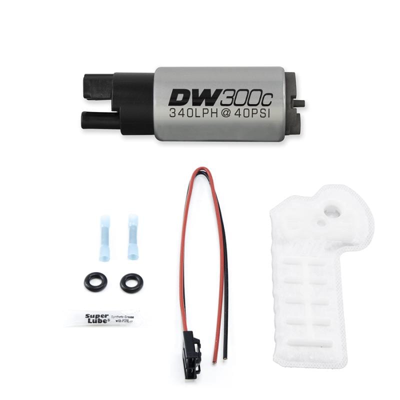 DeatschWerks 340lph DW300C Compact Fuel Pump 17-20 Honda Civic Type R (w/o Mounting Clips) - Two Step Performance