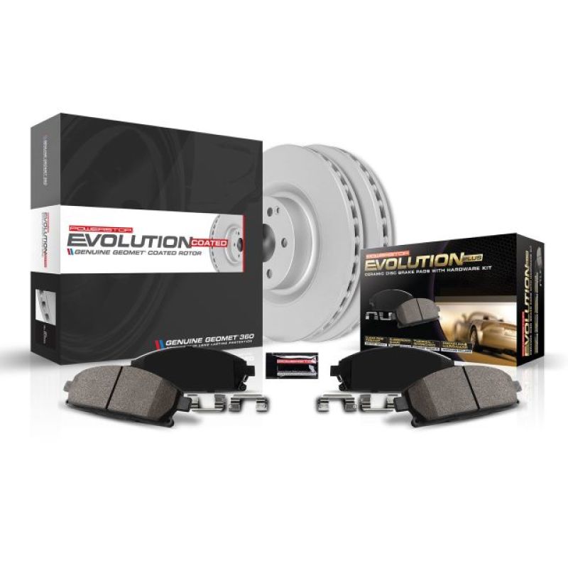 Power Stop Z17 Evolution Geomet Coated Rear Brake Kit for 2016-2021 Non-Si Civic [FC1/FC2/FC3/FC4/FK7]
