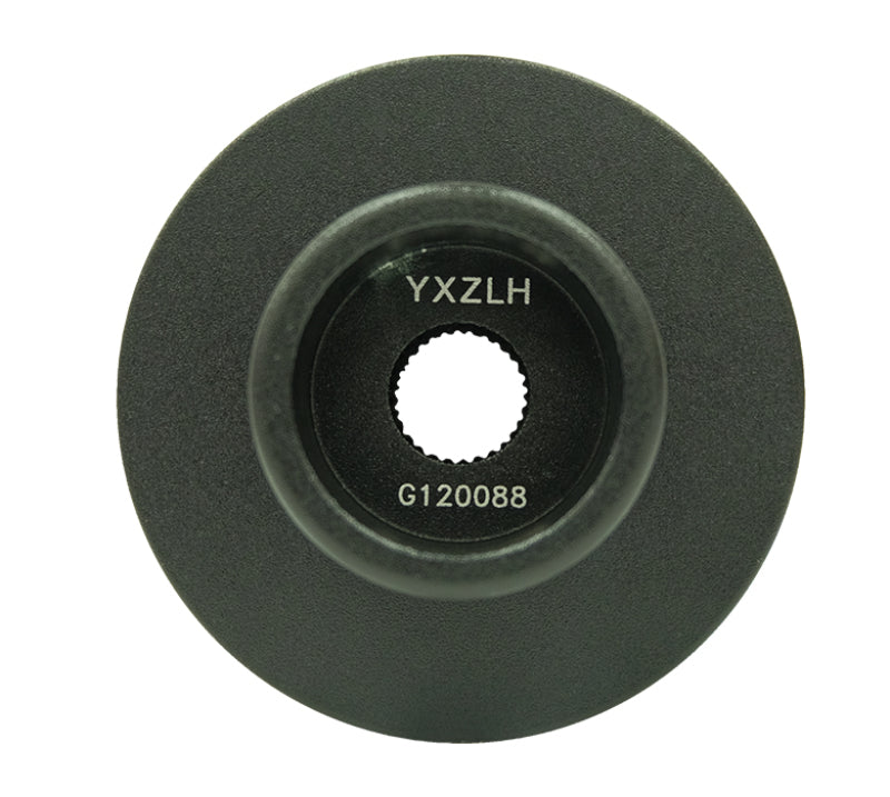 NRG Short Spline Adapter - 16+ Yamaha YXZ (Secures With OEM Lock Nut) - Black