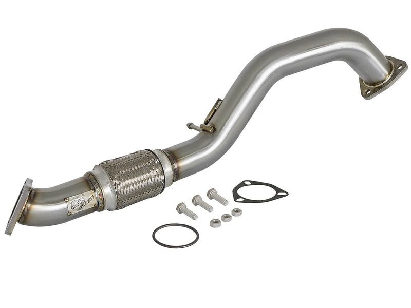 Twisted Steel 2-1/2" Rear Down-Pipe/Mid-Pipe for 2016+ Honda Civic 1.5T - Two Step Performance