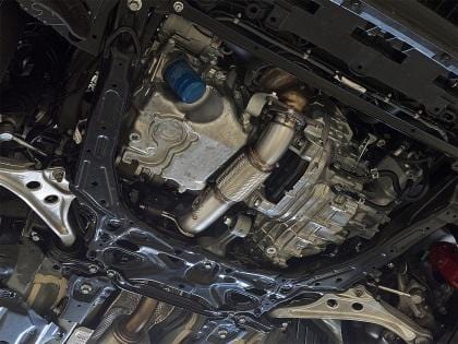 Twisted Steel 3in Rear Down-Pipe/Mid Pipe for 2017+ Honda Civic Type R FK8 - Two Step Performance