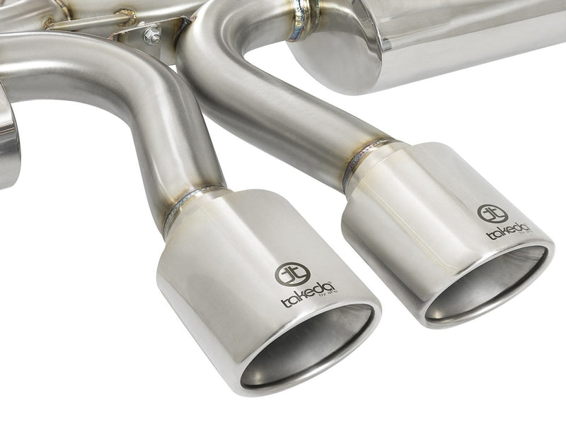 Takeda 3in 304 SS Cat-Back Exhaust System for 2016+ Honda Civic Si 1.5T Coupe - Two Step Performance