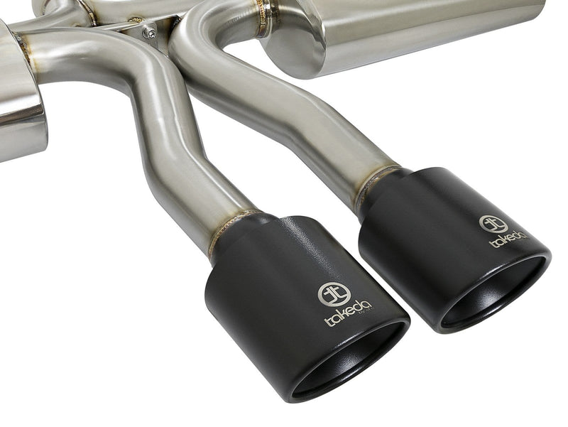 Takeda 3in 304 SS Cat-Back Exhaust System for 2016+ Honda Civic Si 1.5T Sedan - Two Step Performance