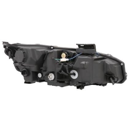 Projector Headlights Plank Style Black w/Amber/Sequential Turn Signal for 2016+ Honda Civic - Two Step Performance