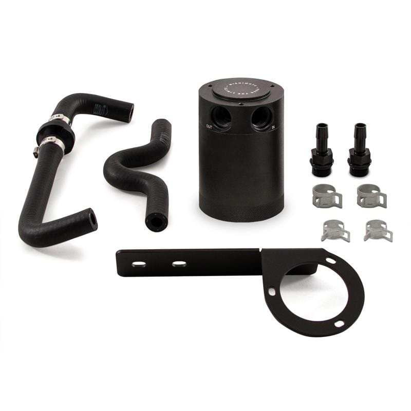 Mishimoto 2017+ Honda Civic Type R Baffled Oil Catch Can Kit - Black - Two Step Performance