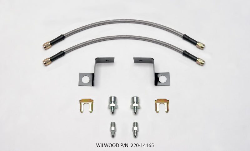 Wilwood Flexline Kit 14 inch -3 3/8-24 IF 1/8 NPT Straight