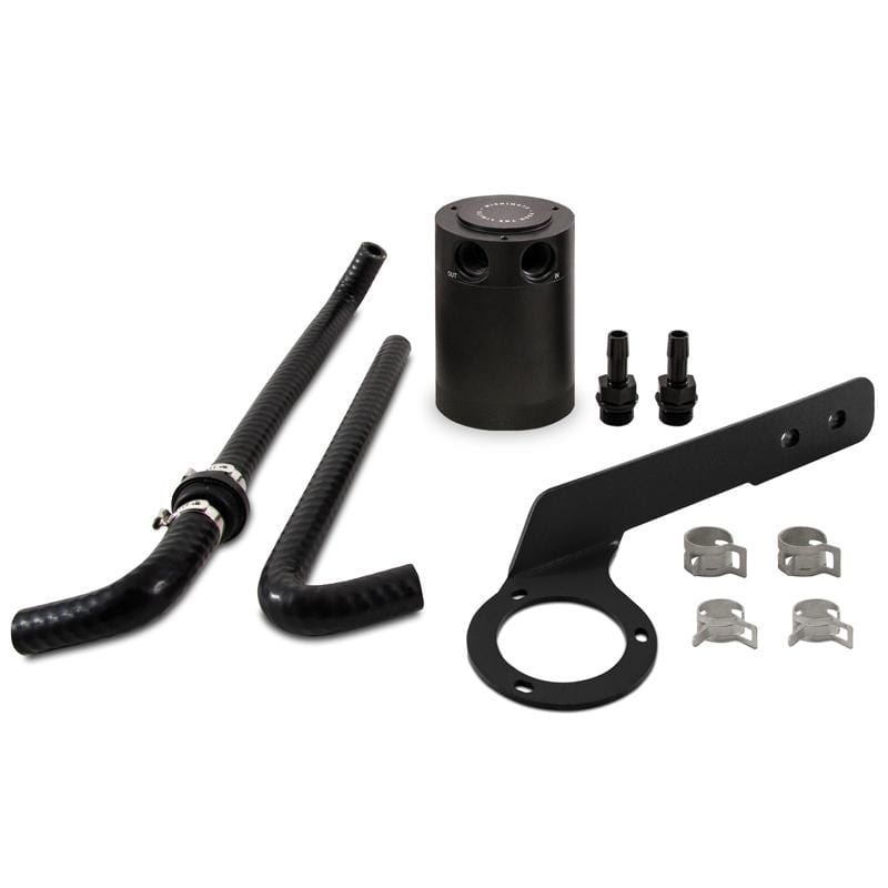 Mishimoto 2018+ Honda Accord 2.0T Baffled Oil Catch Can PCV Side - Black - Two Step Performance