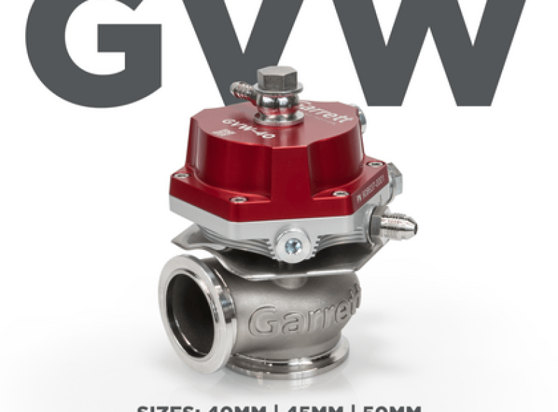 Garrett GVW-45 45mm Wastegate Kit - Red - Two Step Performance