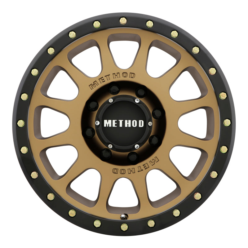 Method MR305 NV 17x8.5 0mm Offset 8x170 130.81mm CB Method Bronze/Black Street Loc Wheel