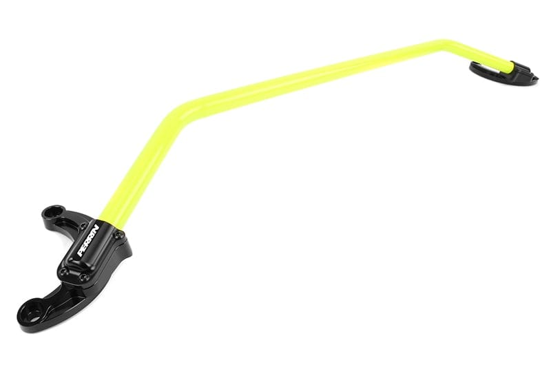 Perrin 08-16 WRX/STi Front Neon Yellow Strut Brace - Two Step Performance