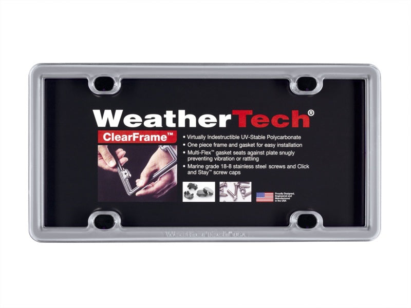 WeatherTech Stainless Steel Universal License Plate Frame